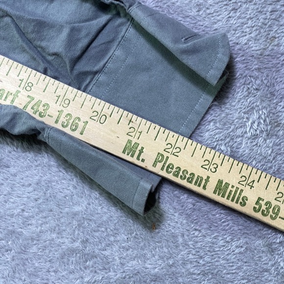 UNTUCKit Men's X-Large Gray Long Sleeve Button Down Shirt 100% Cotton Collarless - Picture 5 of 12